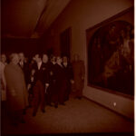 El caudillo inaugura la exposición del III centenario de la muerte del pintor Zurbarán–17–11 -1964