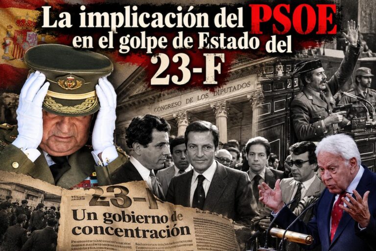 La implicación del PSOE en el golpe de Estado del 23-F, con militares, dirigentes políticos y el Congreso de los Diputados en 1981
